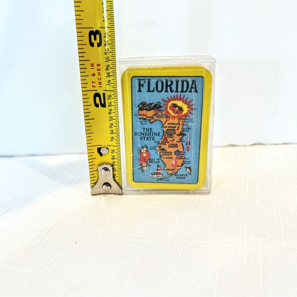 Florida Vintage Collectors Novelty Miniature Deck of Cards with Case - Picture 6 of 6
